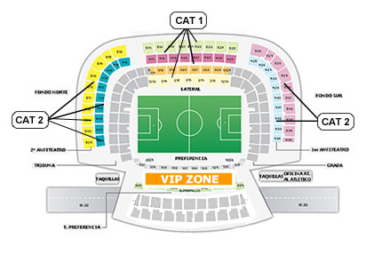 Athletico Madrid tickets for all matches